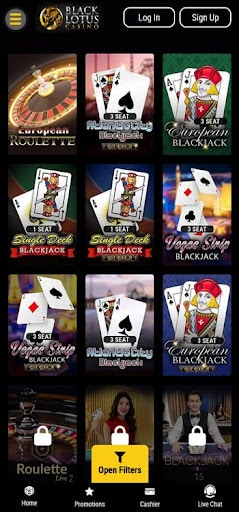 Black Lotus site screenshot