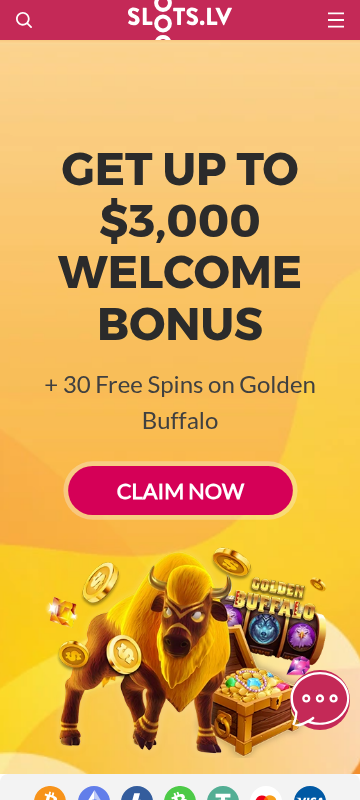 Slots.lv site screenshot