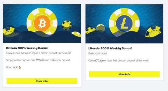 200% Bitcoin, Bitcoin Cash And Litecoin Exclusive Bonus Up To $1000