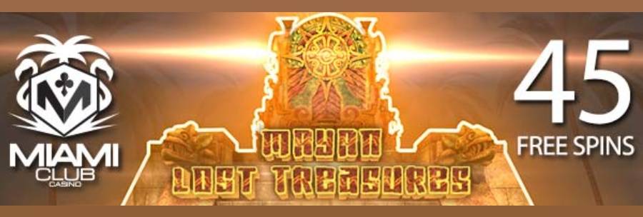 Play Mayan Lost Treasures With 45 Free Spins!