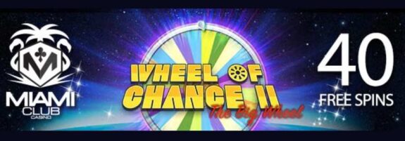 Play Wheel Of Chance II Slot At Miami Club Online Casino With 40 Free Spins!