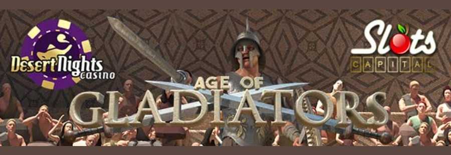 Grab 400% Up To $4000 Online Casino Bonus For Age Of Gladiators Slot