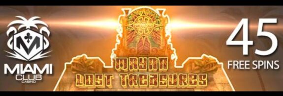Enjoy 45 Free Spins For Mayan Lost Treasures At Miami Club Online Casino